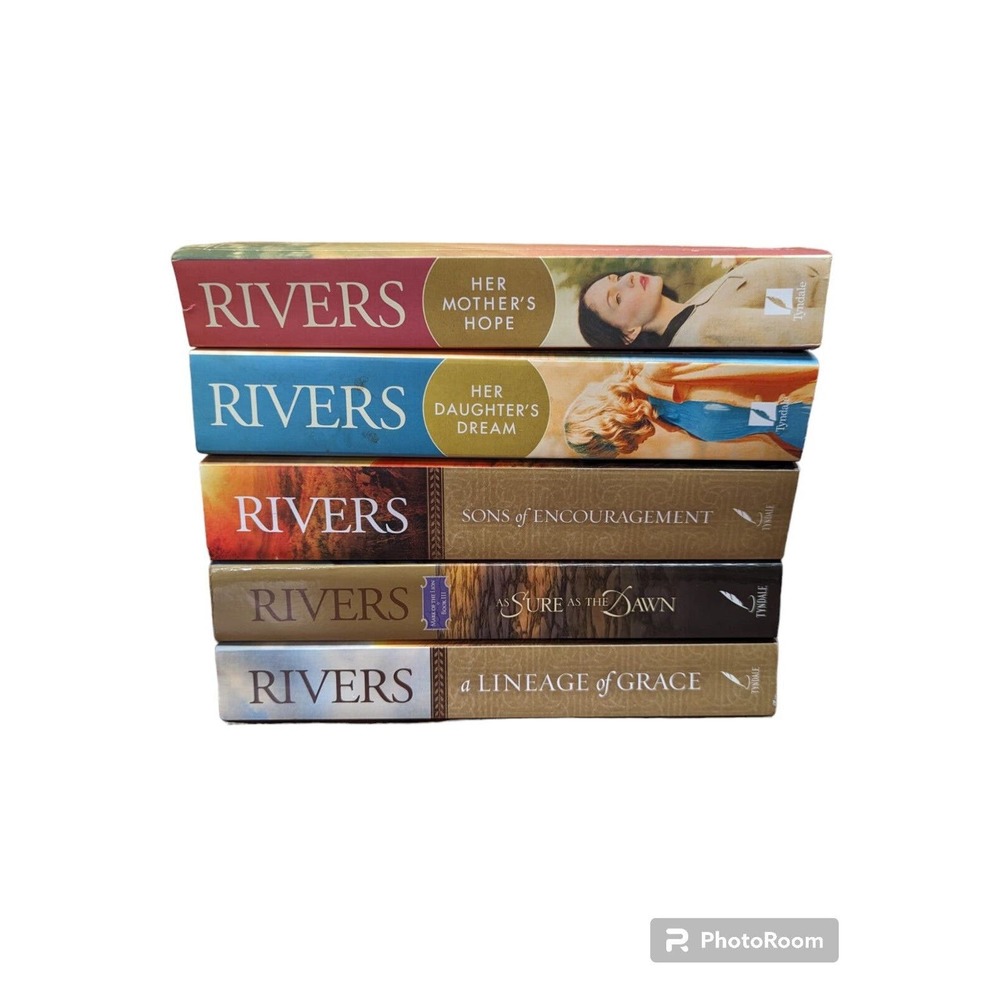 Lot Of 5 Francine Rivers Paperback Mother's Hope Lineage Of Grace Encouragement